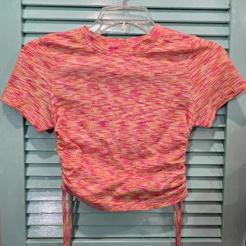 Women's Pink Patterned Top